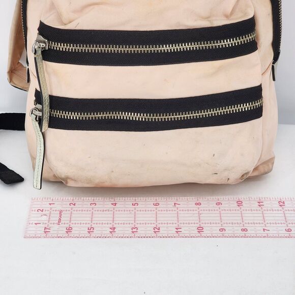 Marc by Marc Jacobs Domo Arigato Packrat Backpack Pink Nylon Leather Trim - Picture 15 of 16